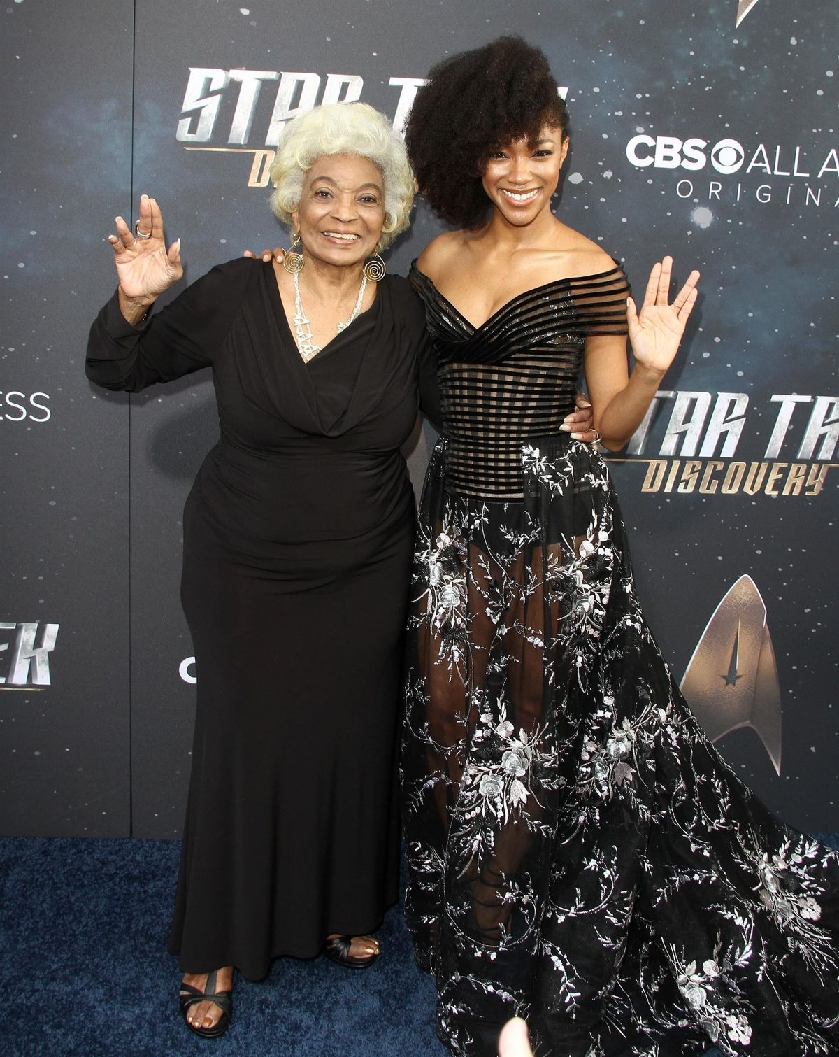 Sonequa Martin-Green Fetes Star Trek With Some Veterans
