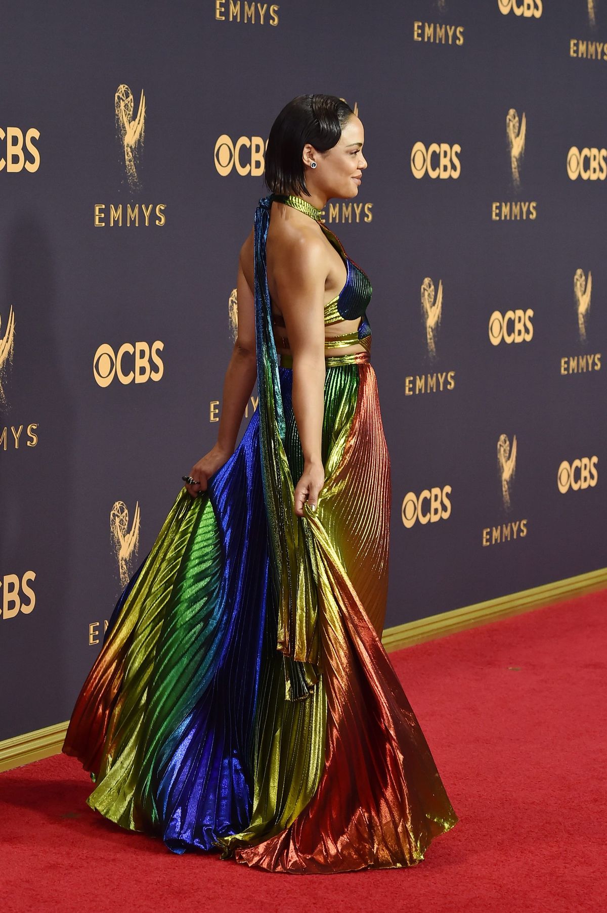 Tessa Thompson Looks Marvellous in Rosie Assoulin