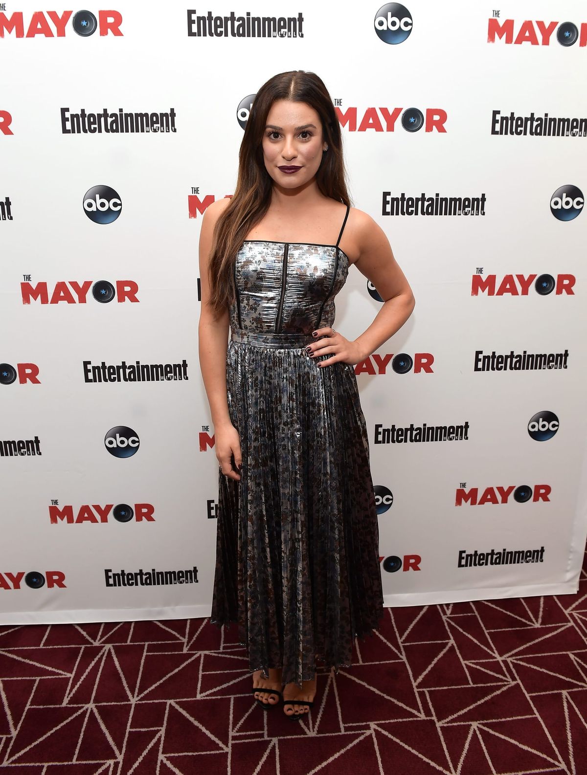 Lea Michele's Dress Is Made From Aluminum Foil But Is ALSO Cute?
