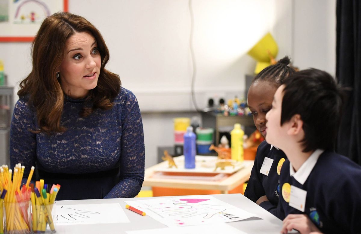 Kate Shuns a Coat For Today's Engagements