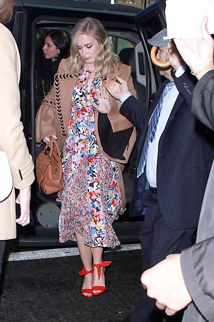 Emily Blunt Is REALLY in a Sleeve Place