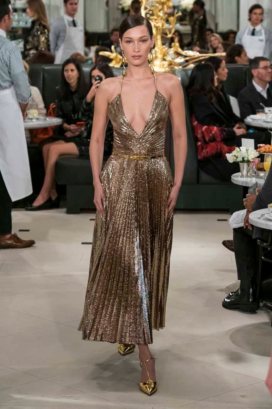 Ralph Lauren Is Peddling So Much Gold This Season