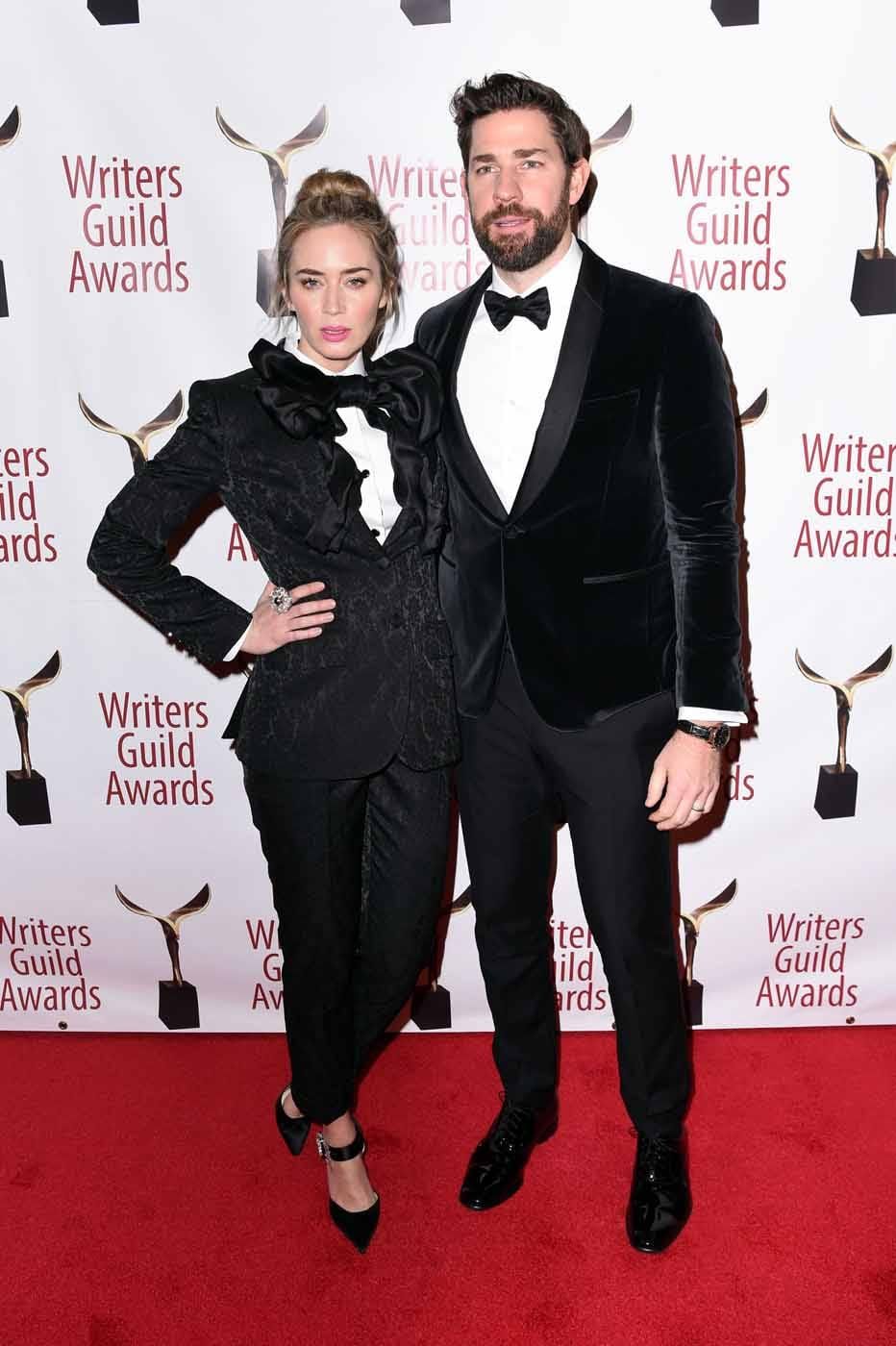 Emily Blunt Went Full Bow-Tie, and the Rest of the Writers Guild Awards