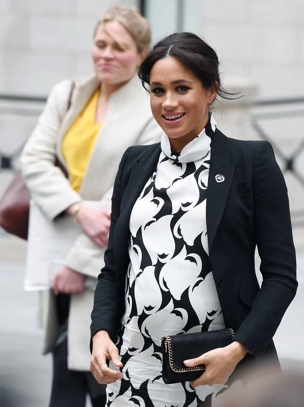 Meghan Celebrates International Women's Day in a Pattern