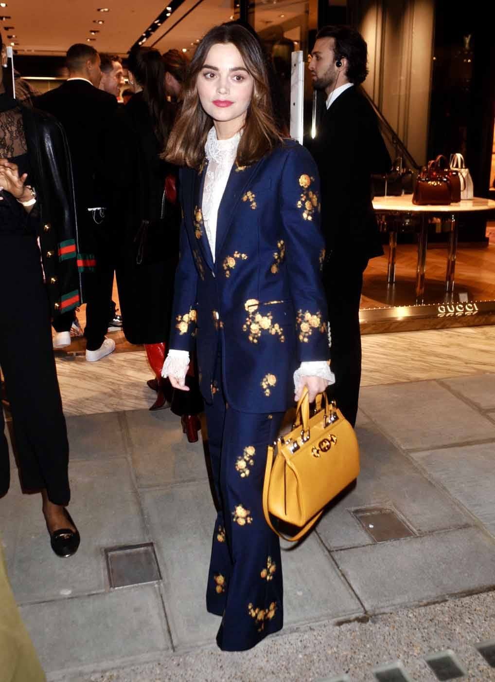 This Is a Good Lady Suit on Jenna Coleman