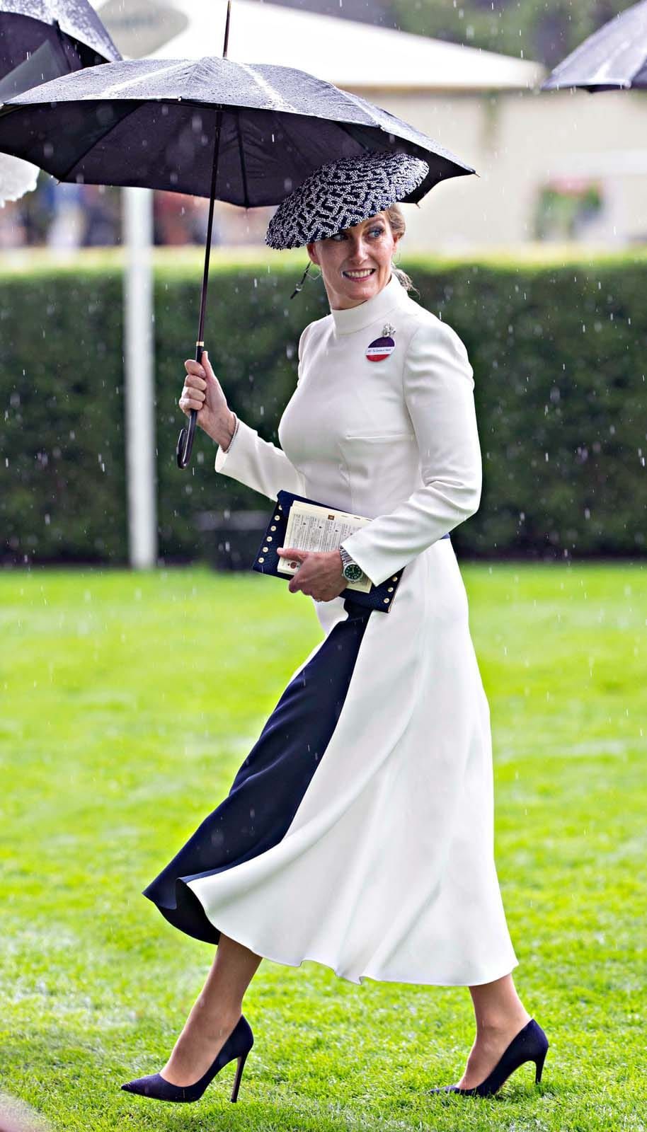 The Royals Get Rained On at Day Two of Royal Ascot