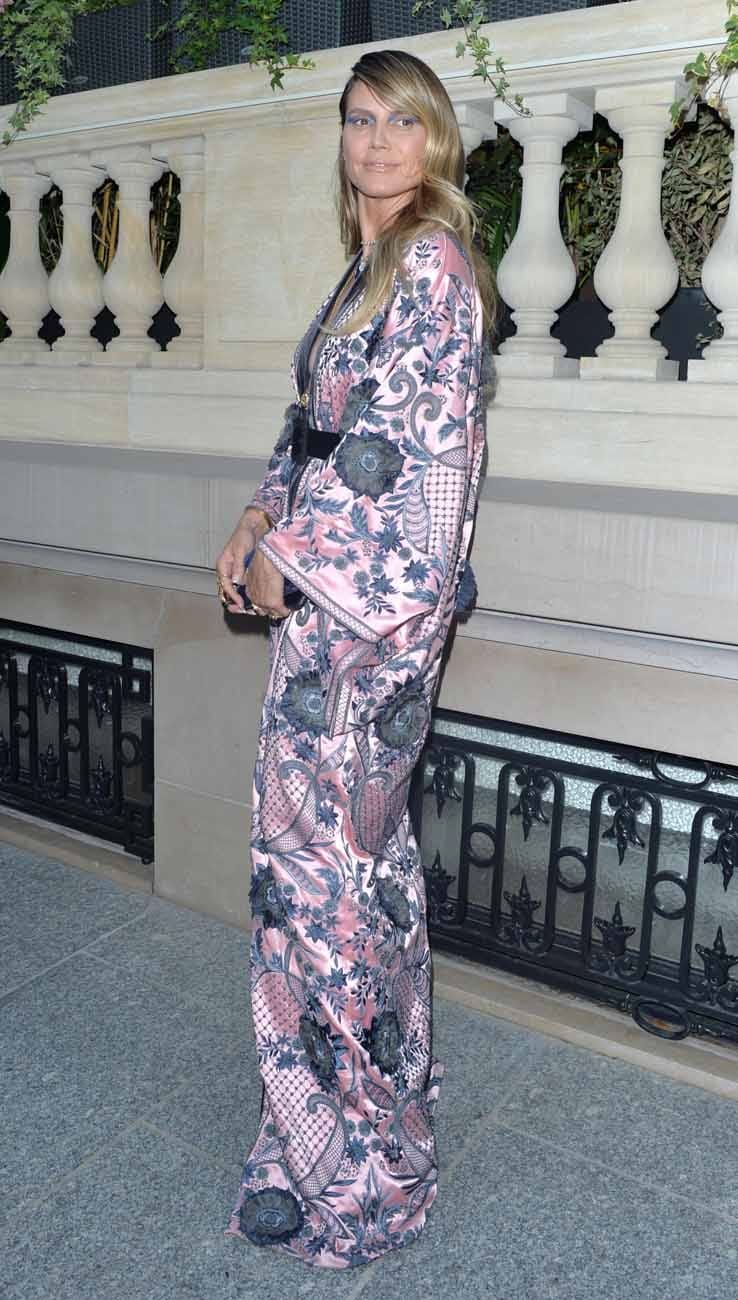 Heidi Klum Gives Naeem Khan a Whirl
