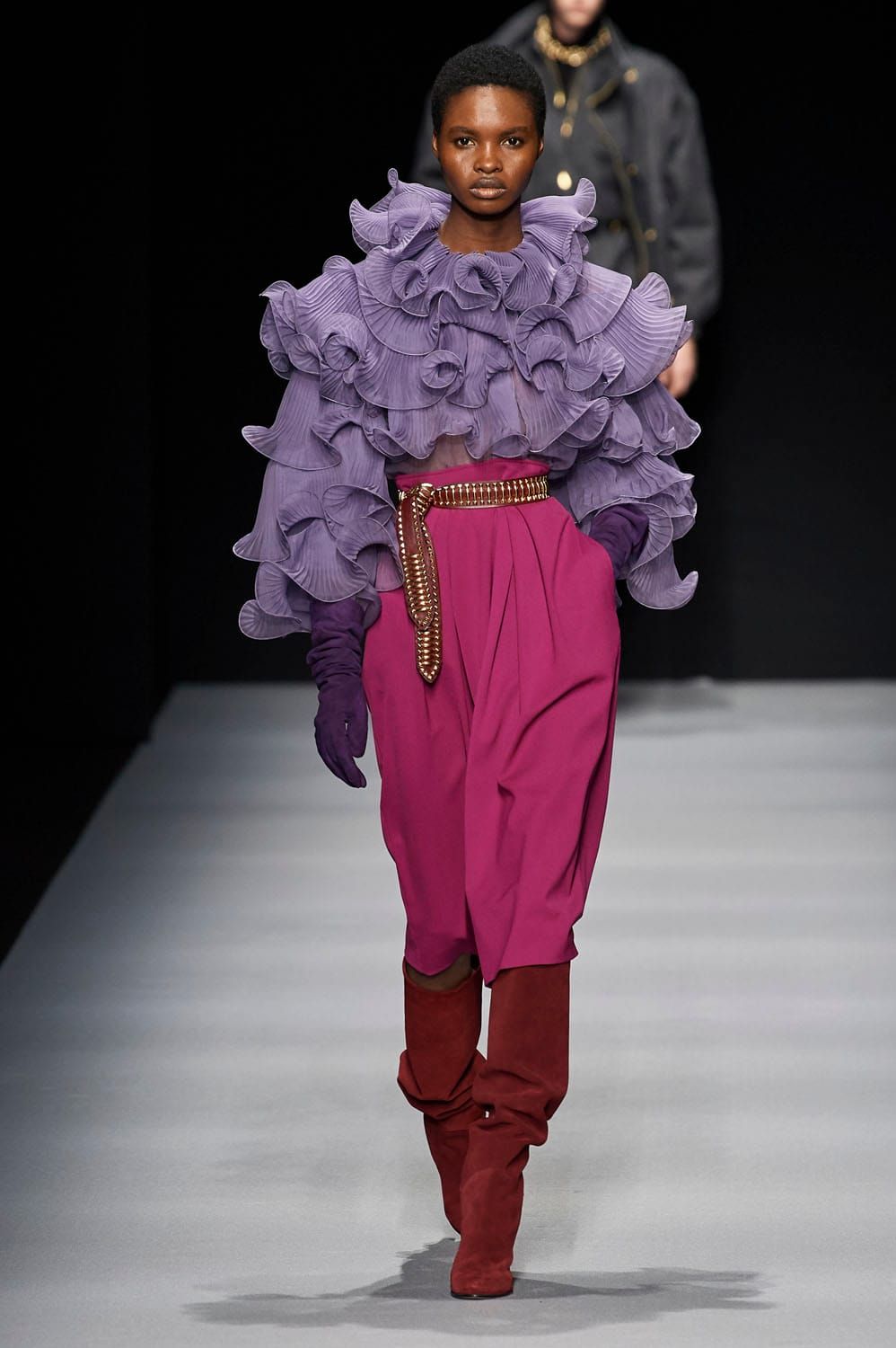 Alberta Ferretti Went Very Ruffly This Season