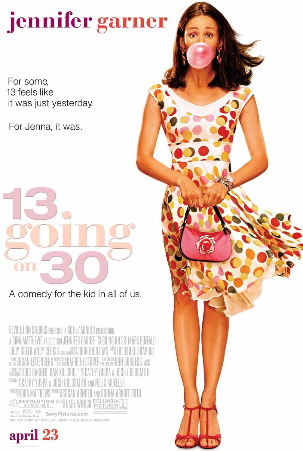 "13 Going on 30" Turns Sweet Sixteen