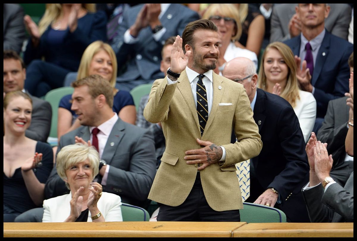 Do You Need to See David Beckham Being Hot at Wimbledon in 2014?