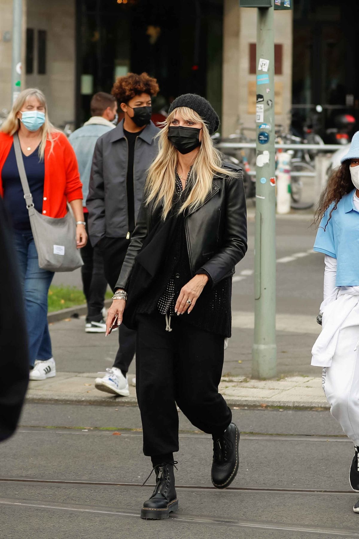 Heidi Klum Looks Chic in Germany