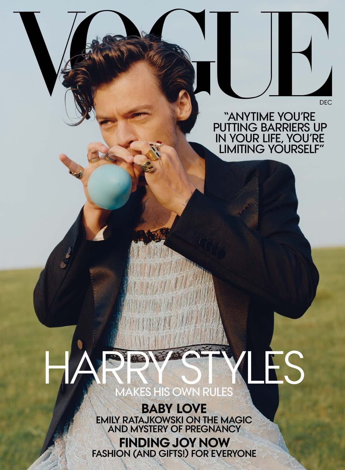 Harry Styles Is The First Dude to Land a Solo Vogue Cover