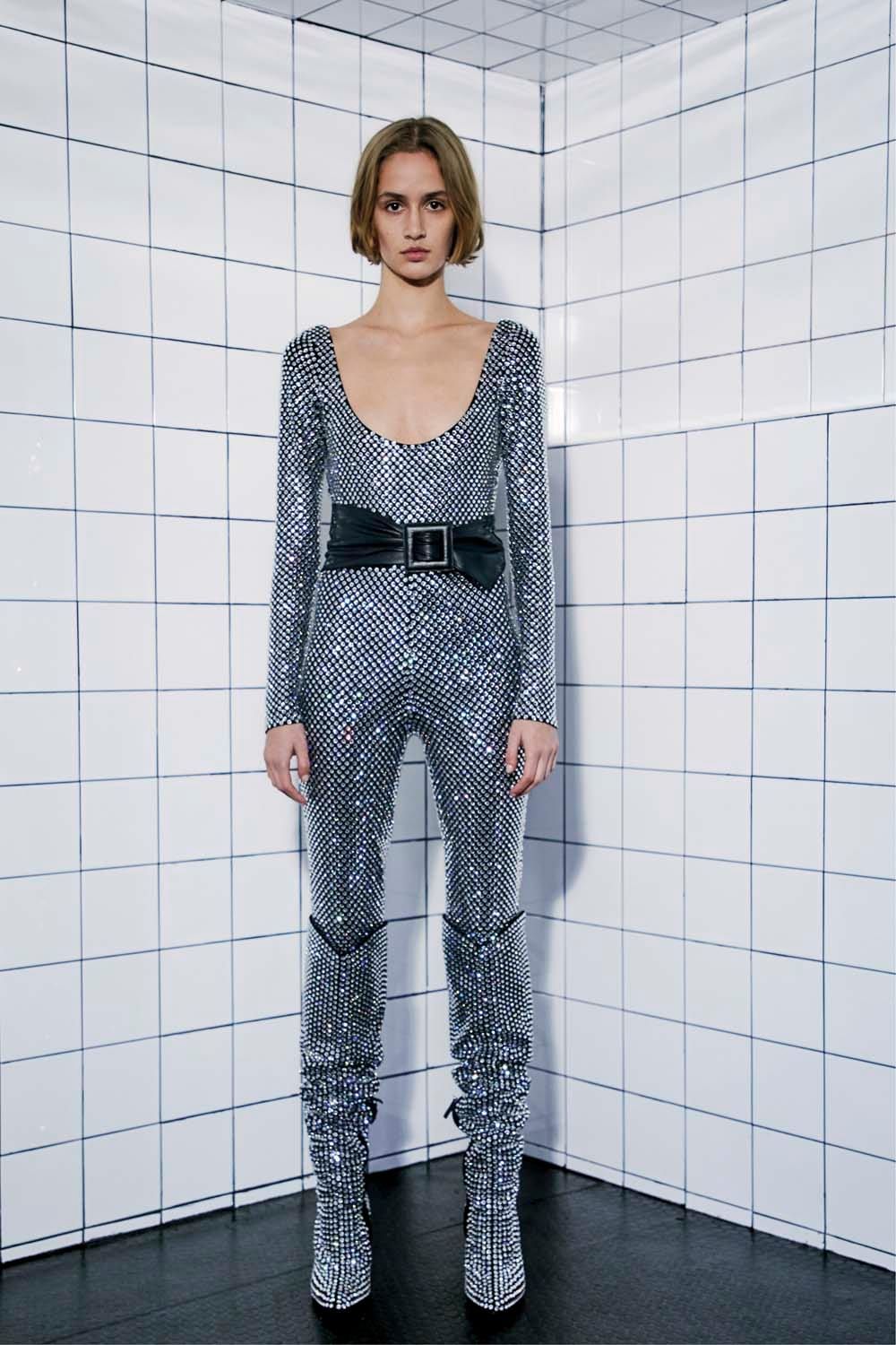 Alexandre Vauthier Was Feeling the 80s Glam Club Scene This Season