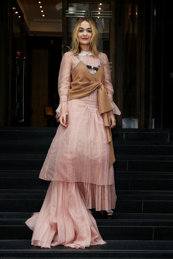 Rita Ora Looks Slightly Like a Victorian Ghost in This
