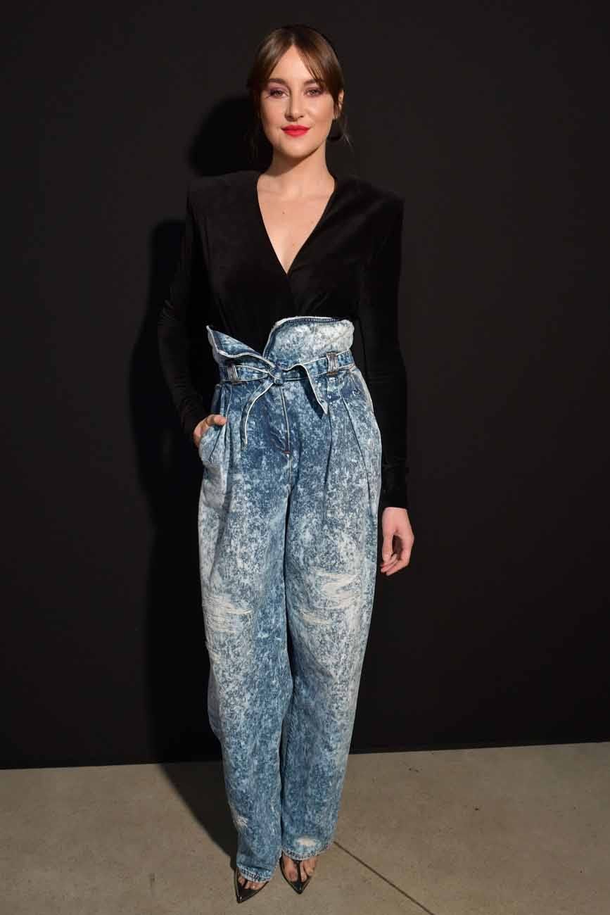 I Hope Shailene Woodley Didn't Bring These Pants to Green Bay