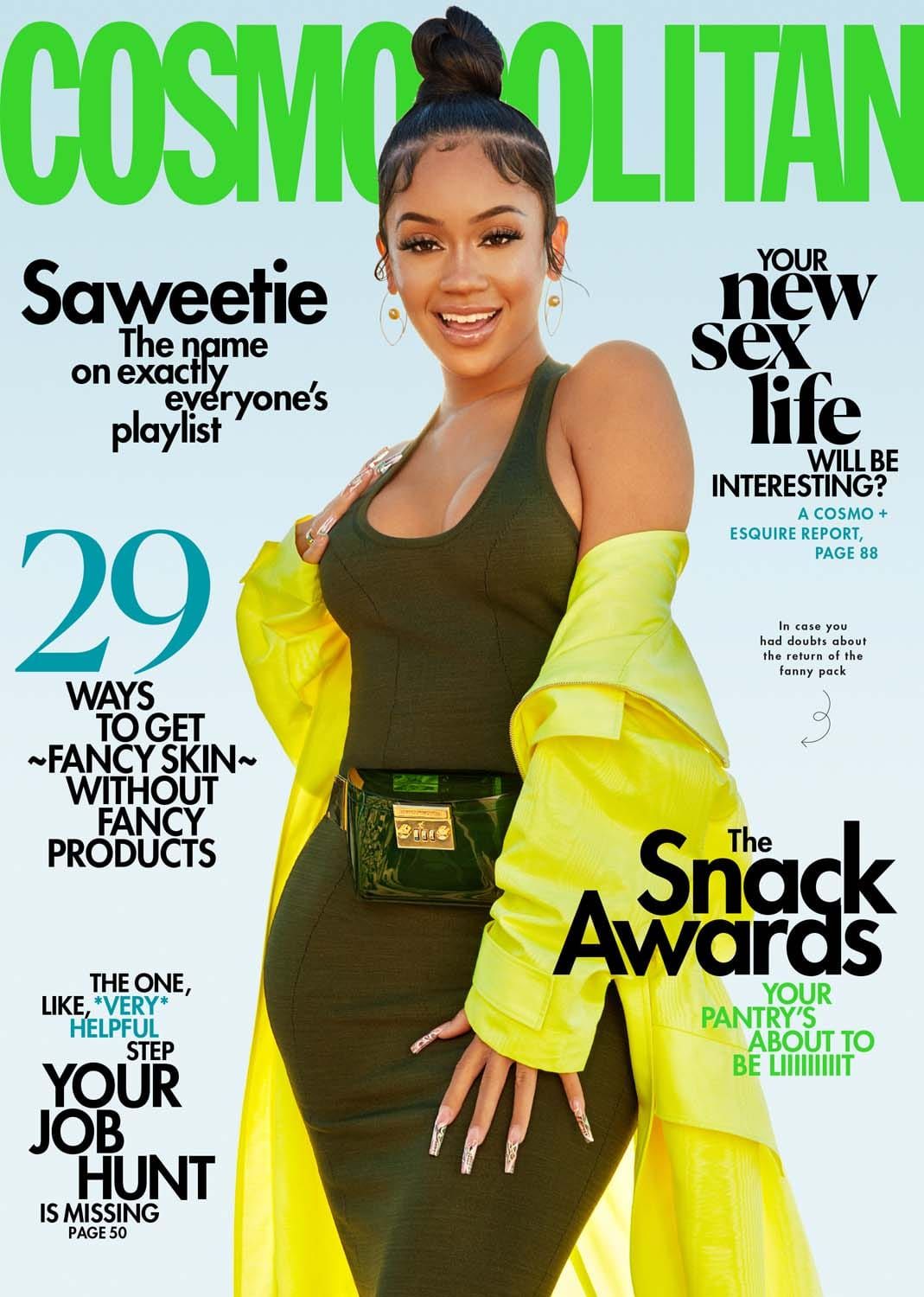 Saweetie Lights up April's Cosmo