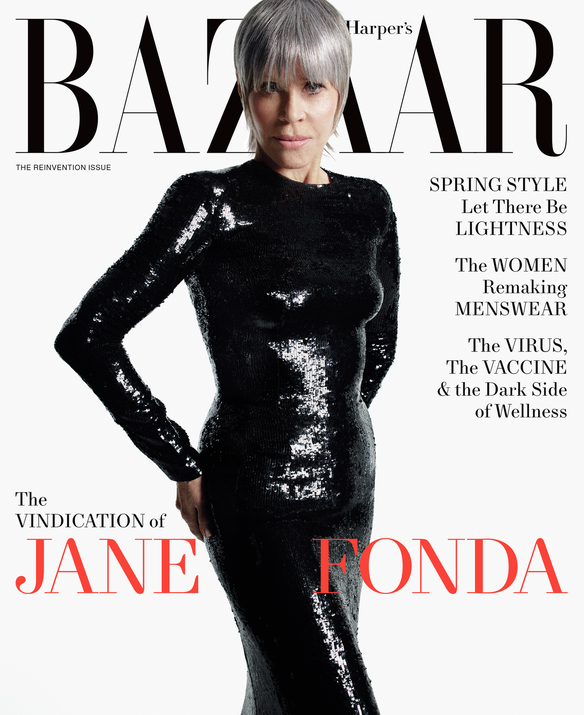 Jane Fonda Looks Major on the Cover of Harper's Bazaar