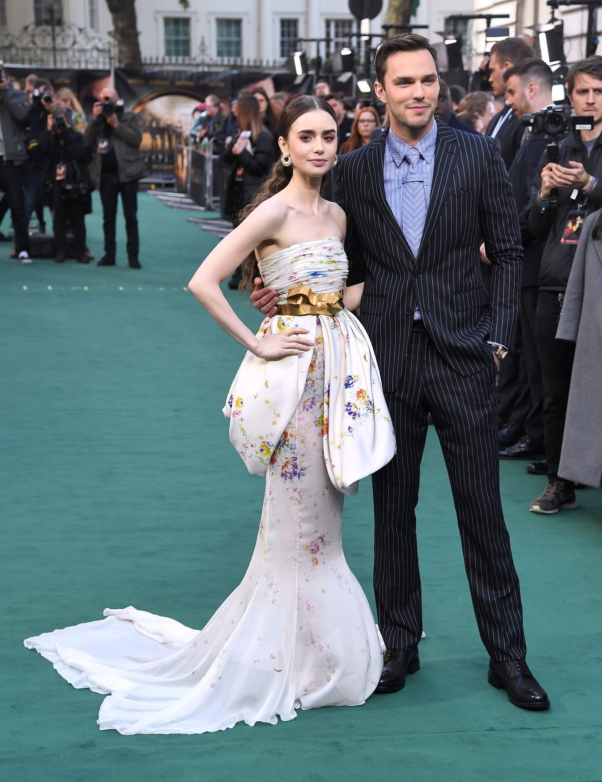 Lily Collins Wore This Cool Giambattista Valli Look on This Day in 2019