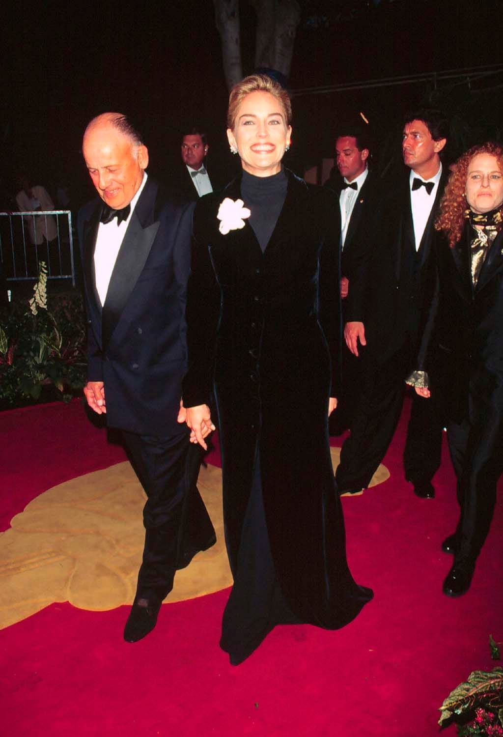 Classic Oscar Dresses: Sharon Stone Fell Into The Gap Twice