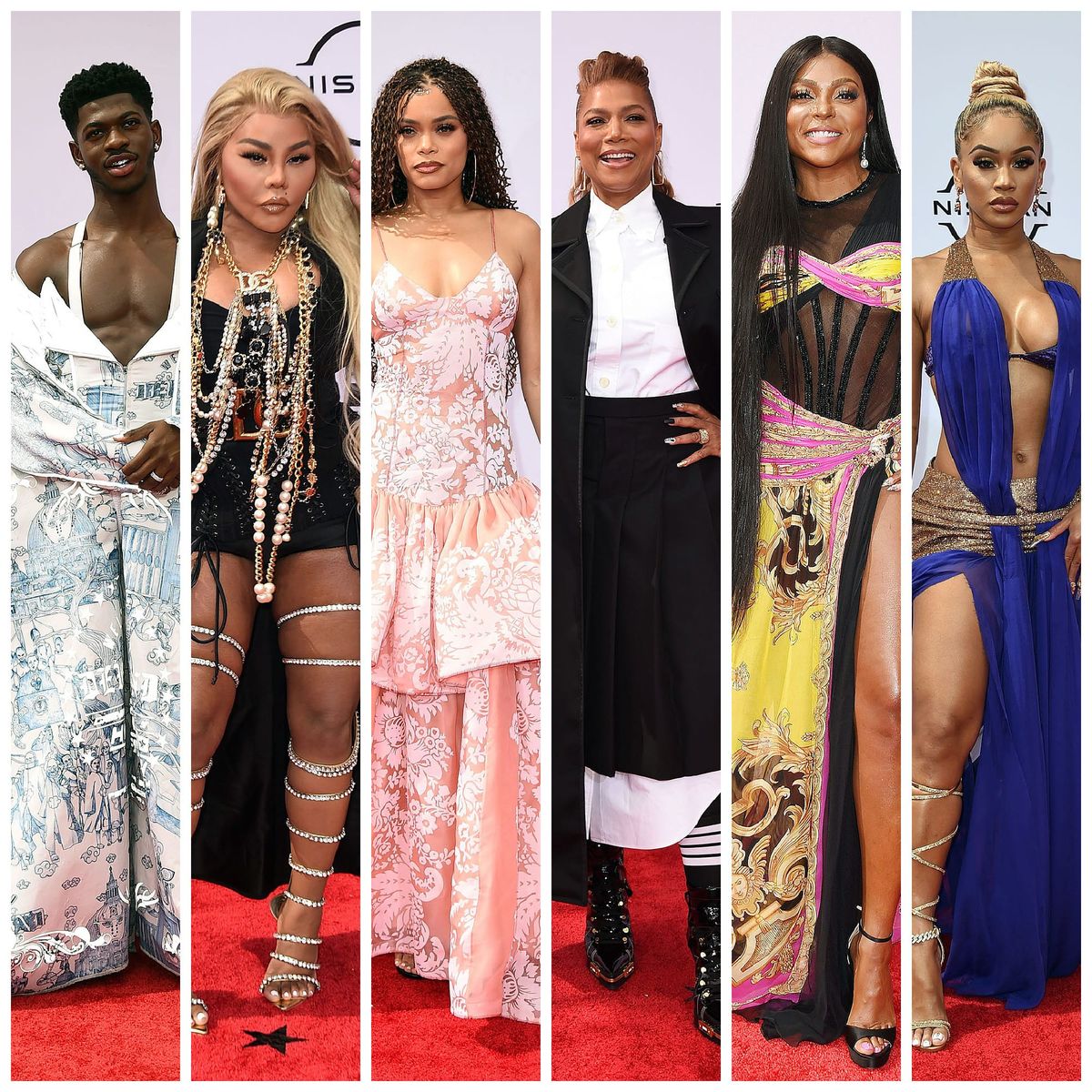Let's Look at the Dramatic Capes and Trains of the 2021 BET Awards Red Carpet