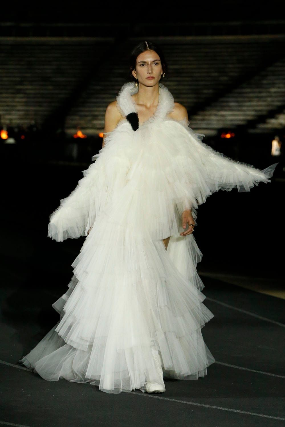 Dior Cruise Closed With a Swan Dress