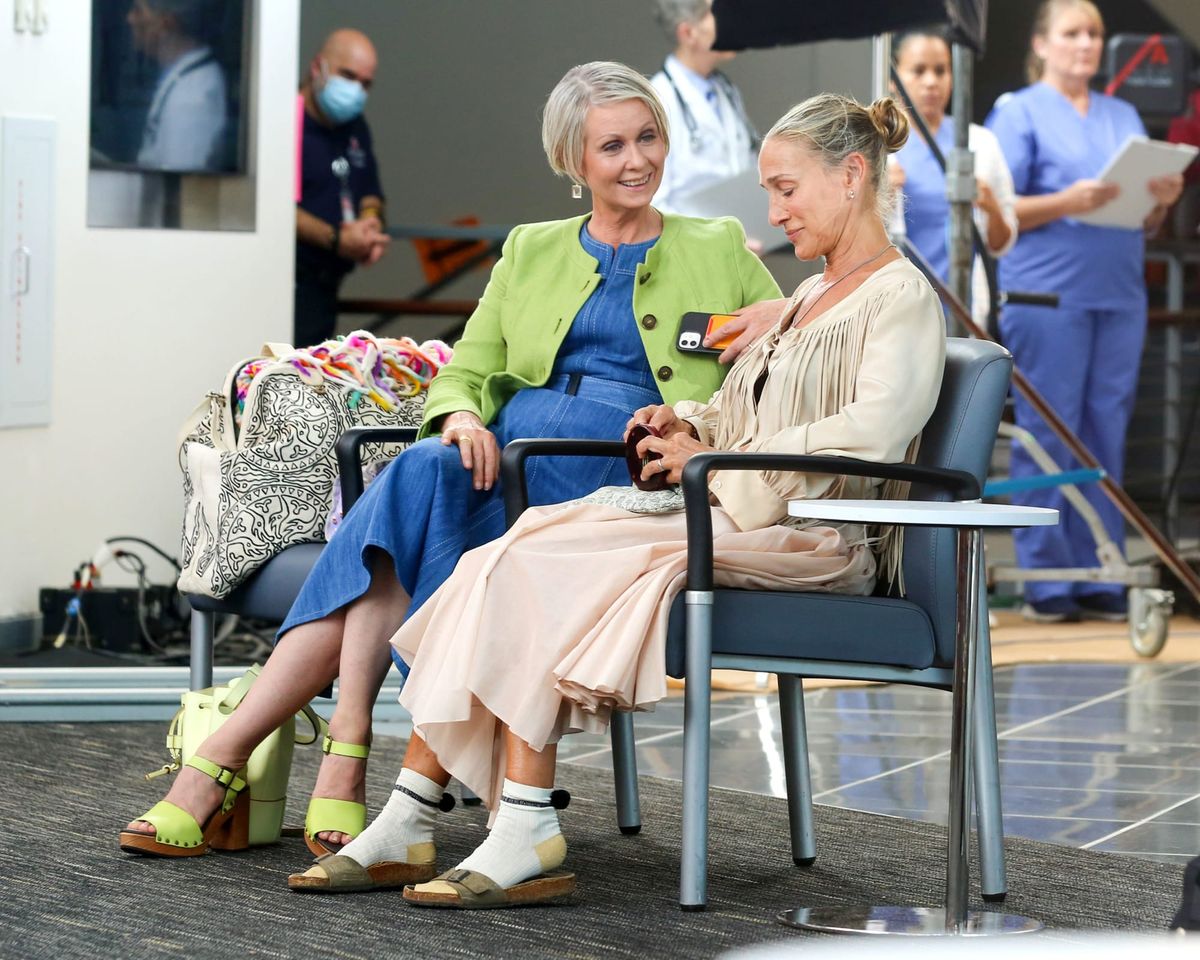 And Just Like That... Carrie Wears Birkenstocks With Socks