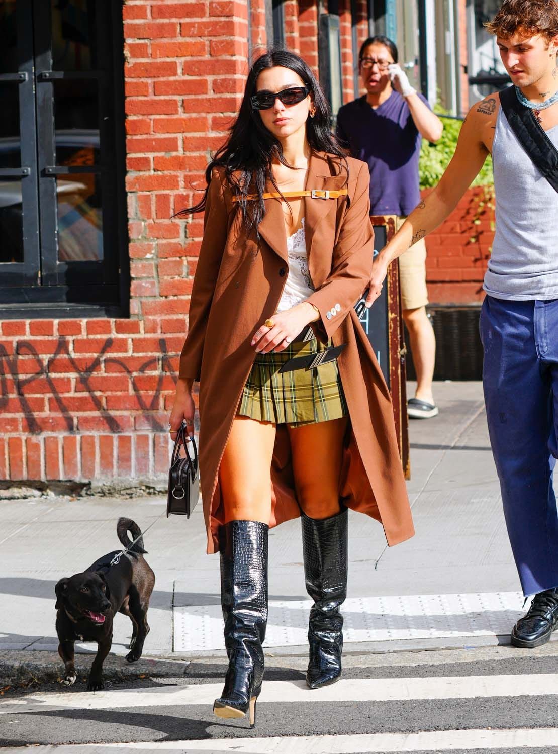 Dua Lipa is Modeling Another Terrible Place For a Belt