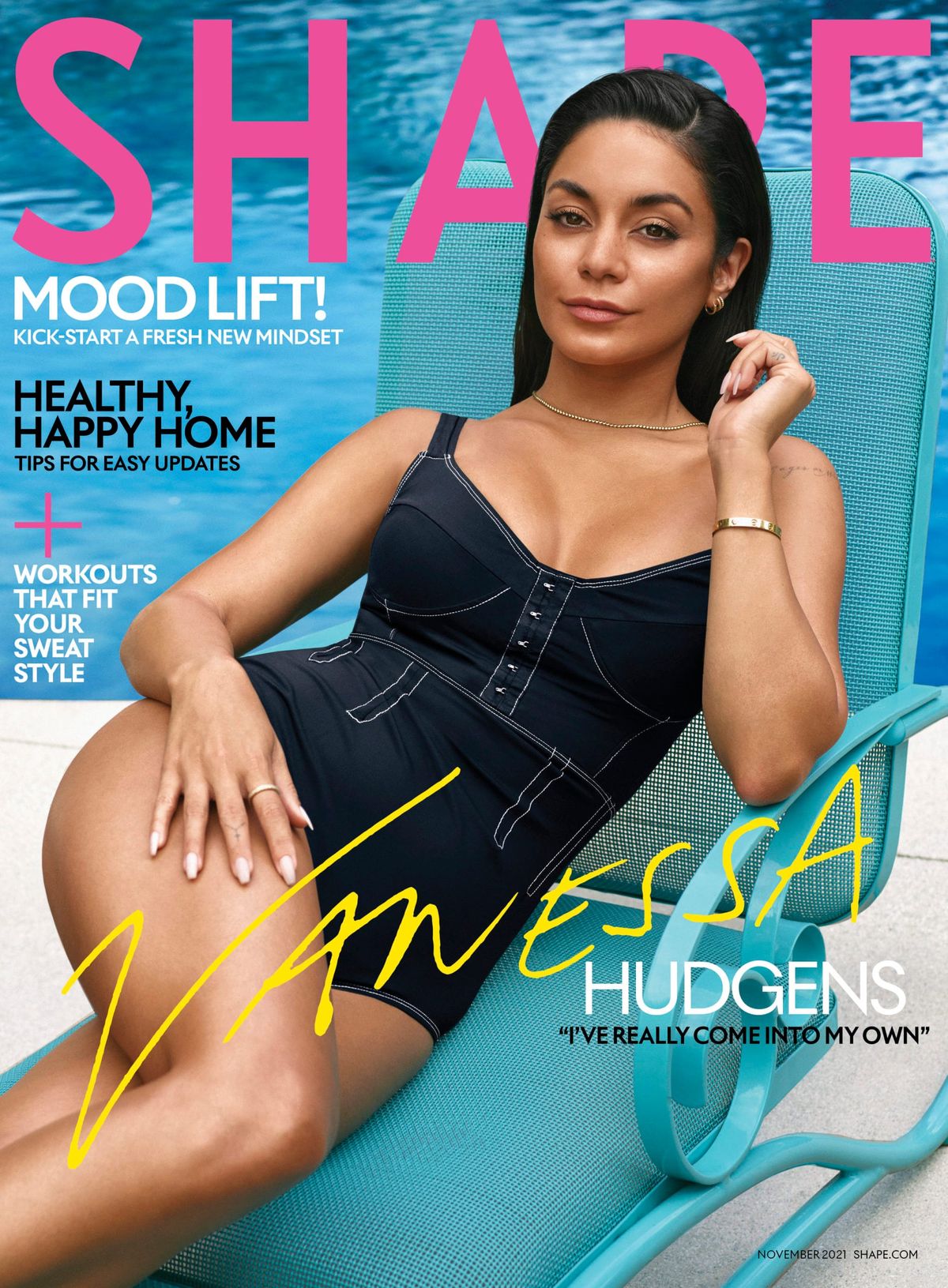 Vanessa Hudgens Looks Relaxed on the Cover of Shape
