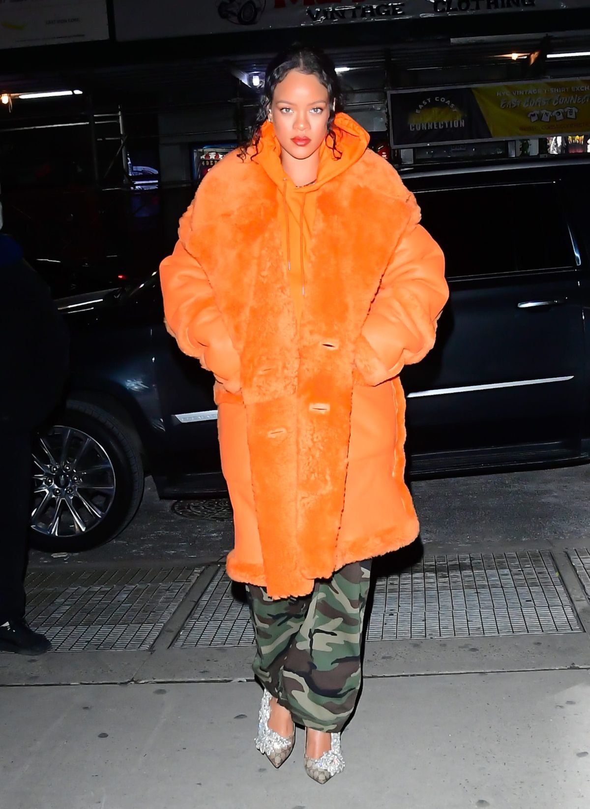 Luxuriate in the Rihanna Coat Experience