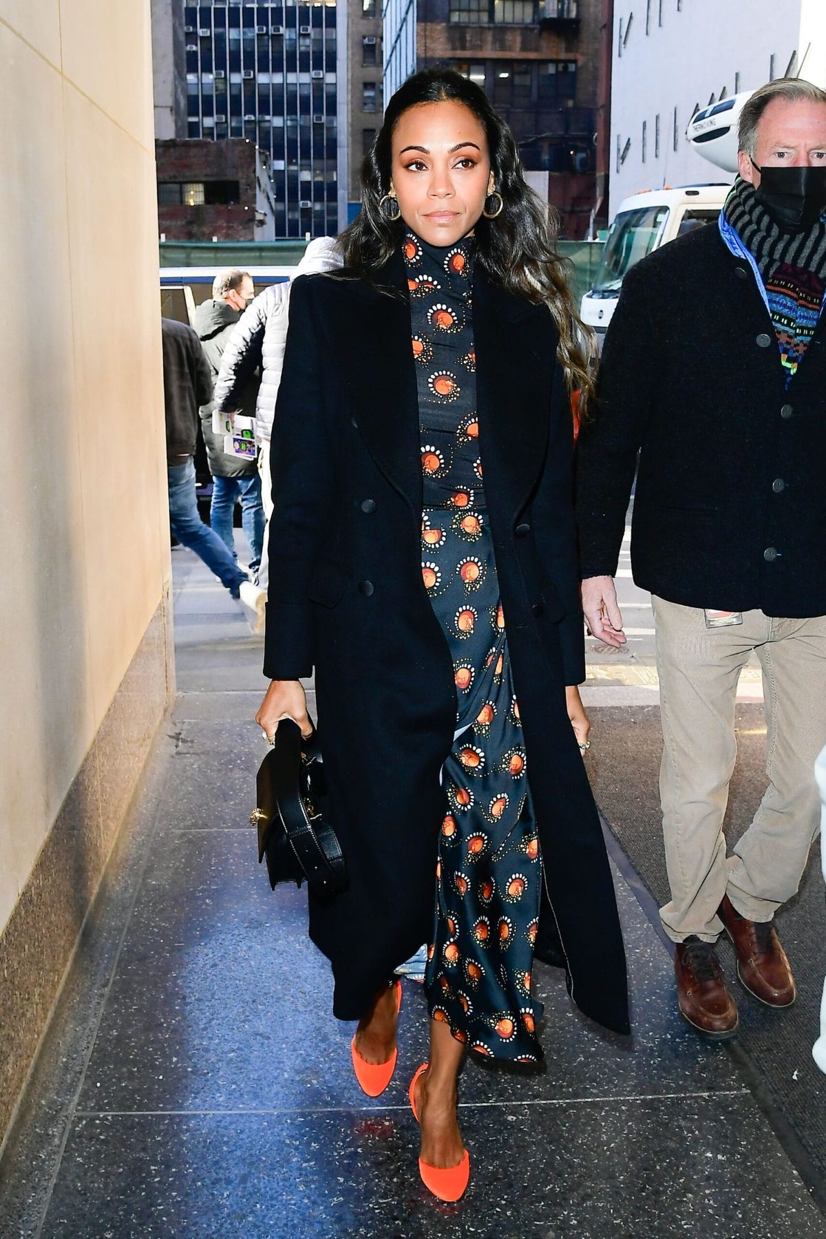 Zoe Saldana Brings Us Good Day Dress Action