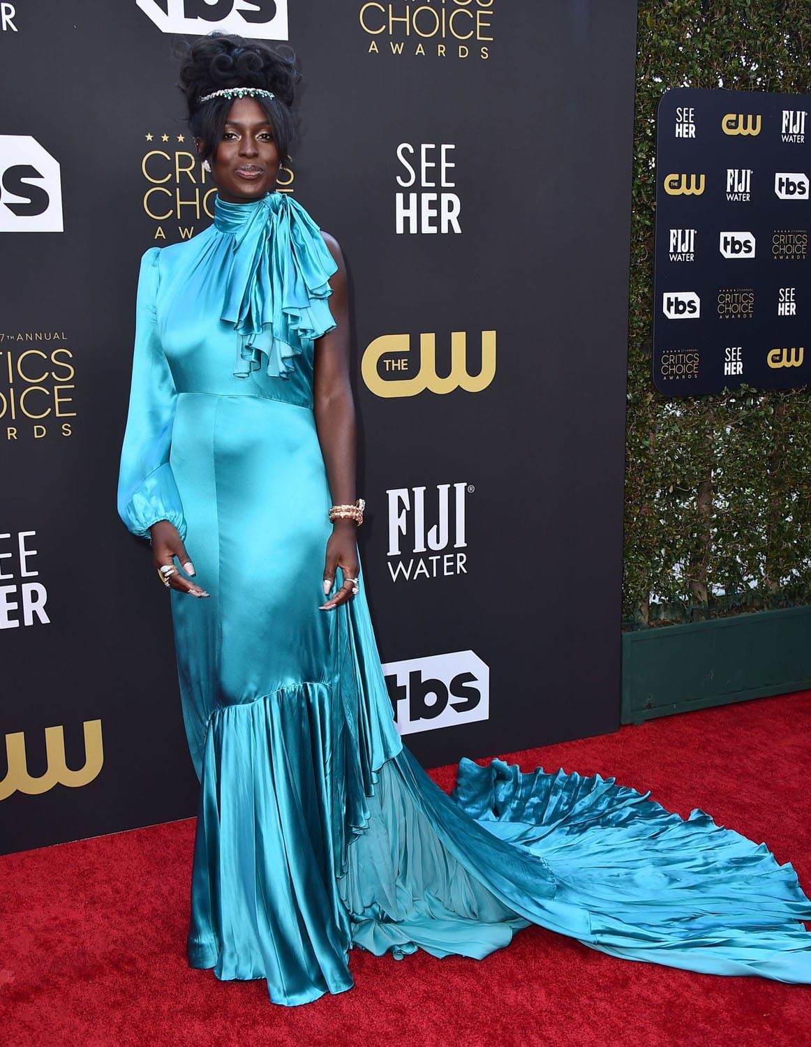 I ALSO Screamed When I Saw Jodie Turner-Smith's Critics' Choice Dress
