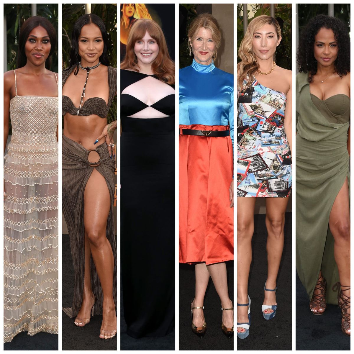 The Jurassic World: Dominion LA Premiere Featured Many a Bra Top Situation