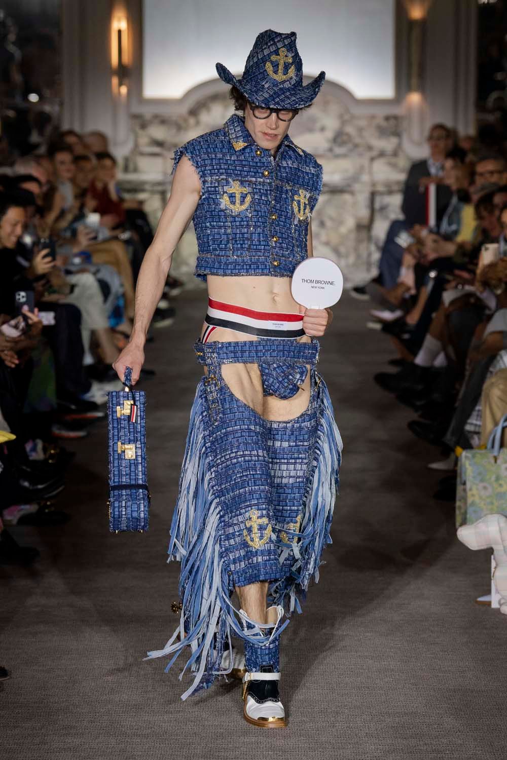 Thom Browne's Menswear Show Involved a Lot of Jock Straps