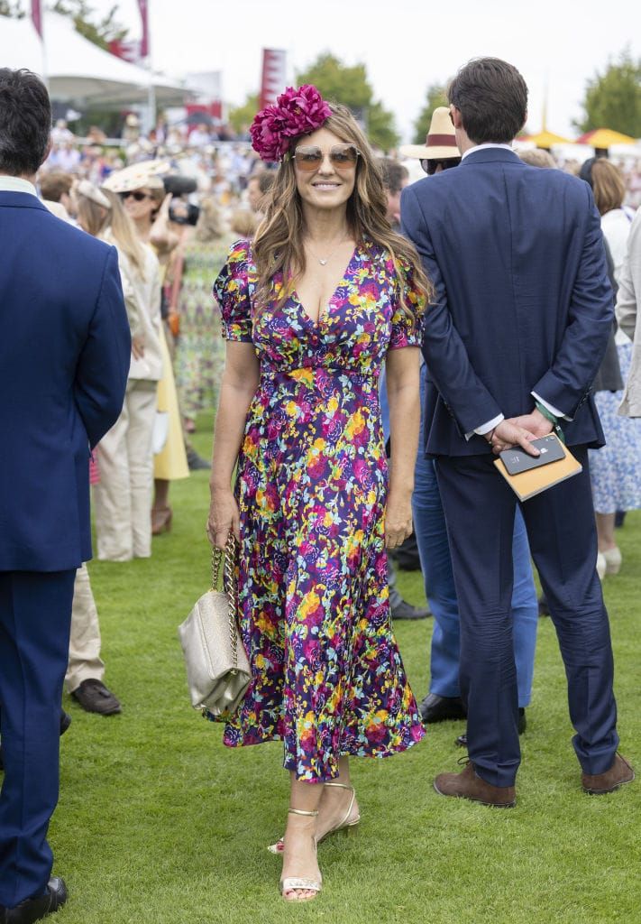 Do You Want to See Elizabeth Hurley Looking Reasonable in a Fascinator?