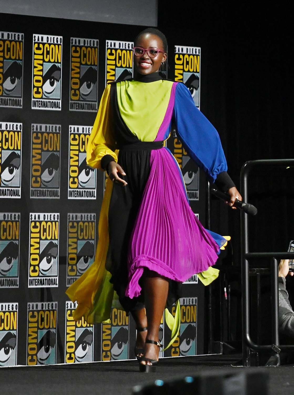 Lupita Lit Up the Stage at Comic-Con's Marvel Panel