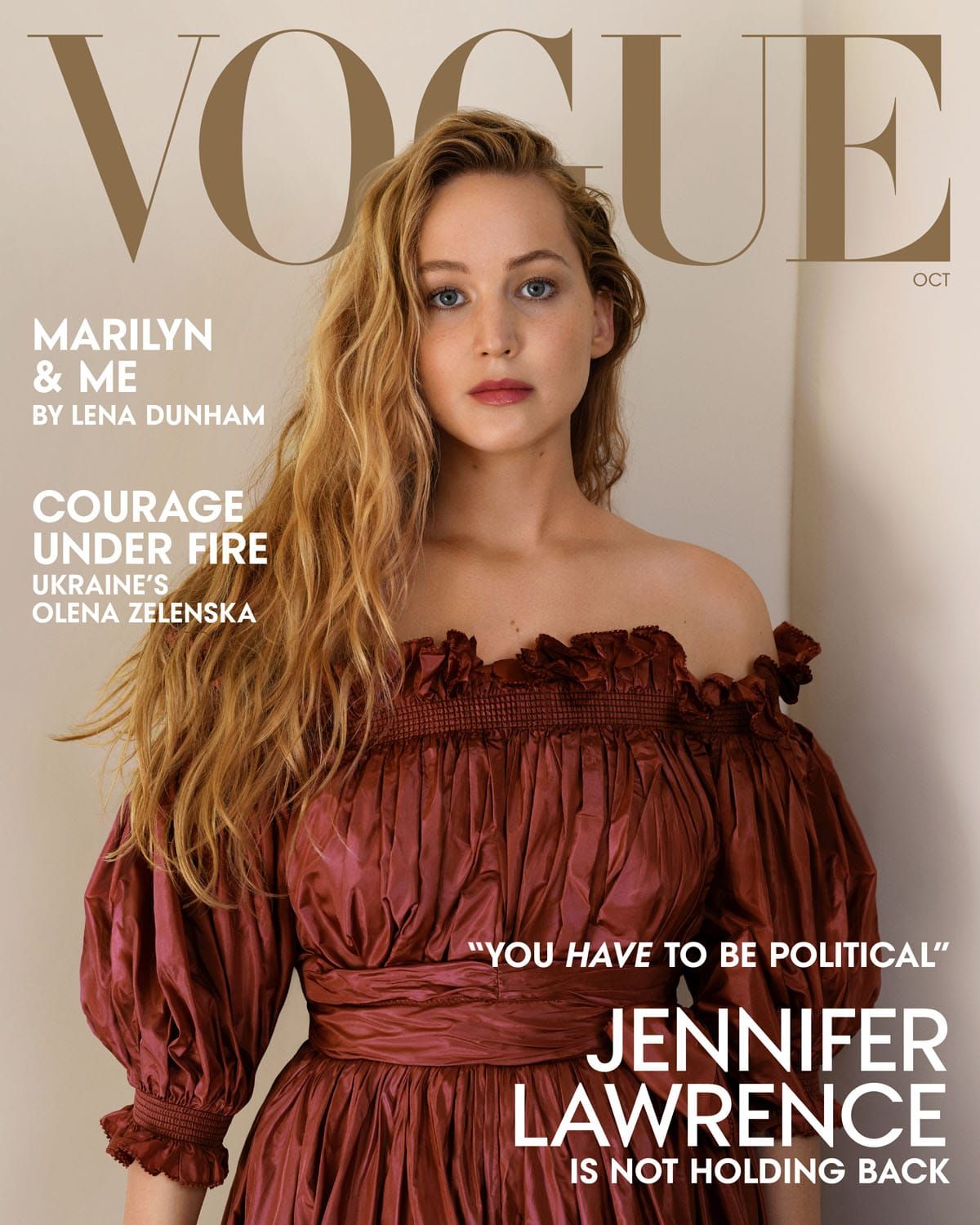 I Keep Wanting to Snap My Fingers In Front of Jennifer Lawrence's Vogue Cover