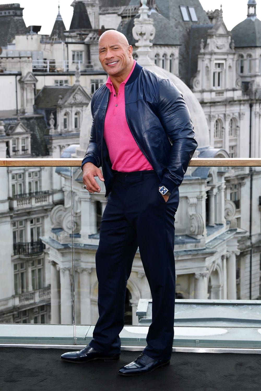 The Rock Briefly Detoured Into Wearing a Shirt...