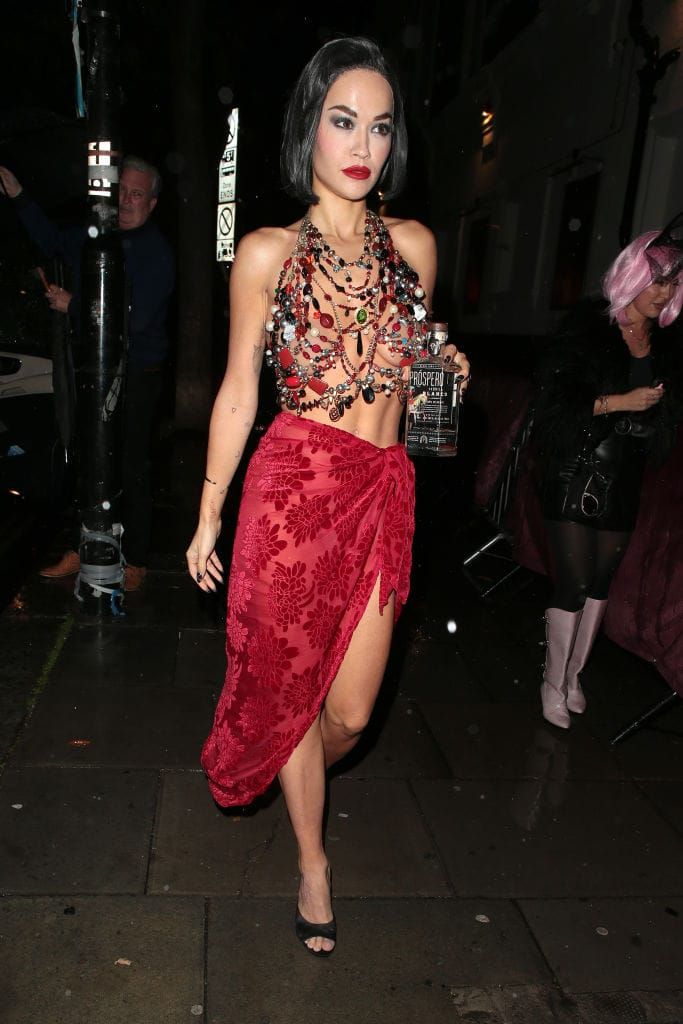 It's On Brand For Rita Ora That I Could Not Tell If This Was a Halloween Costume or What