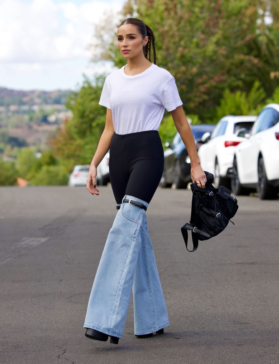 A Severe Case of Pants Madness Has Afflicted Olivia Culpo