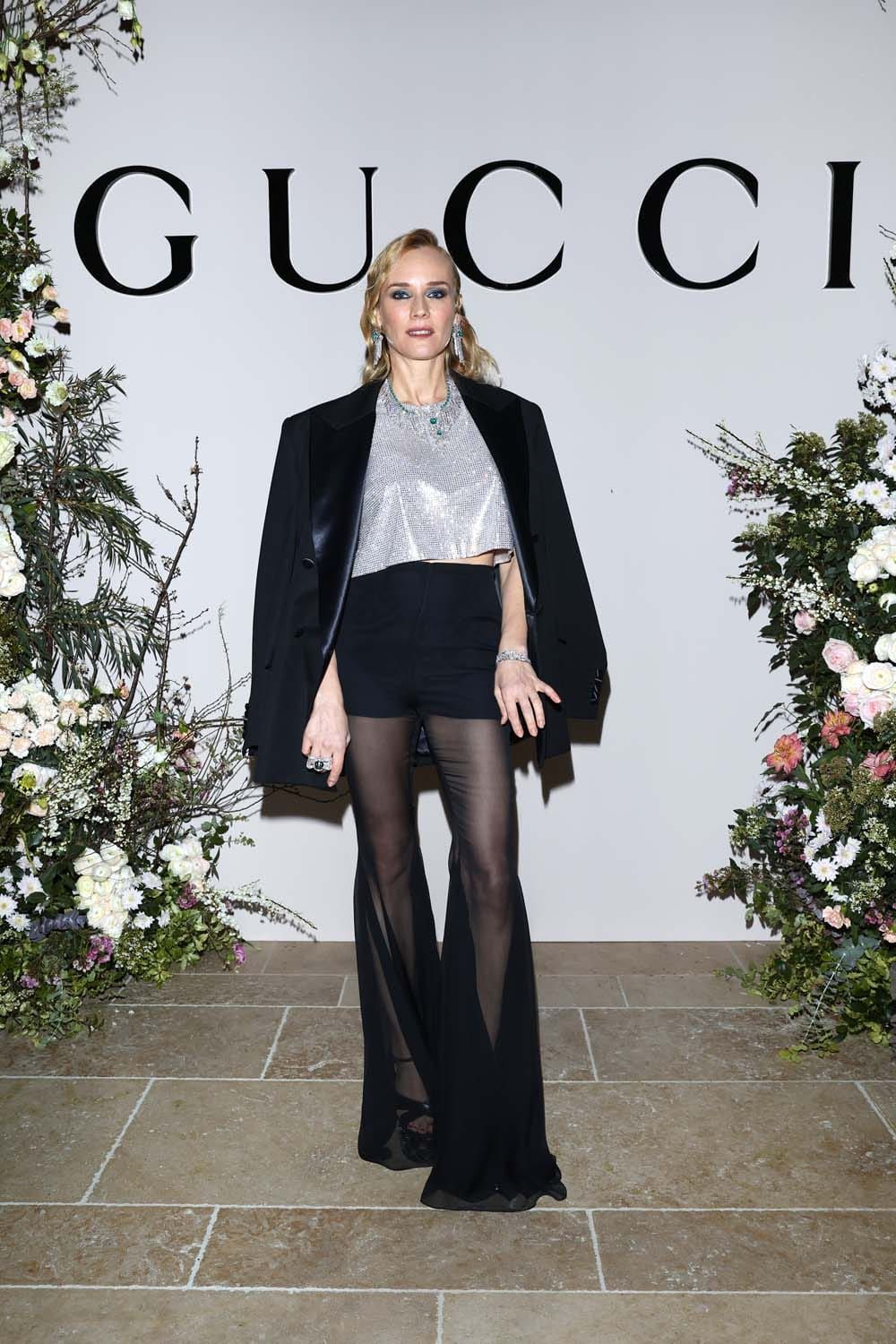 Diane Kruger Has Embraced Sheer Pants