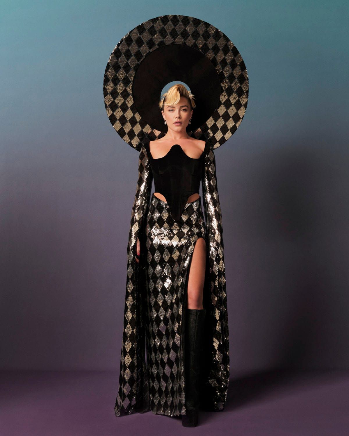 Florence Pugh Played Model for Harris Reed