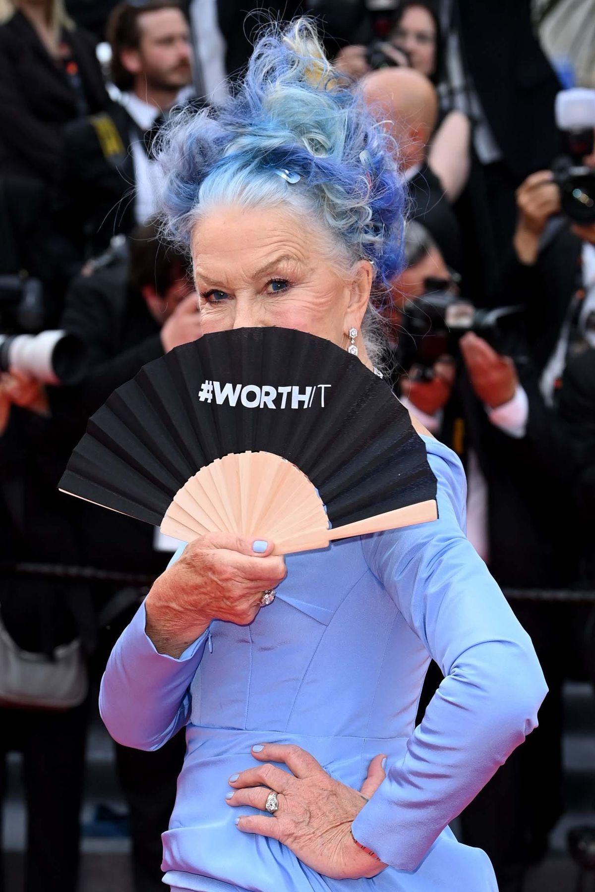 Cannes Officially Opens With Elle Fanning, a Smurfy Helen Mirren, and BIG Skirts