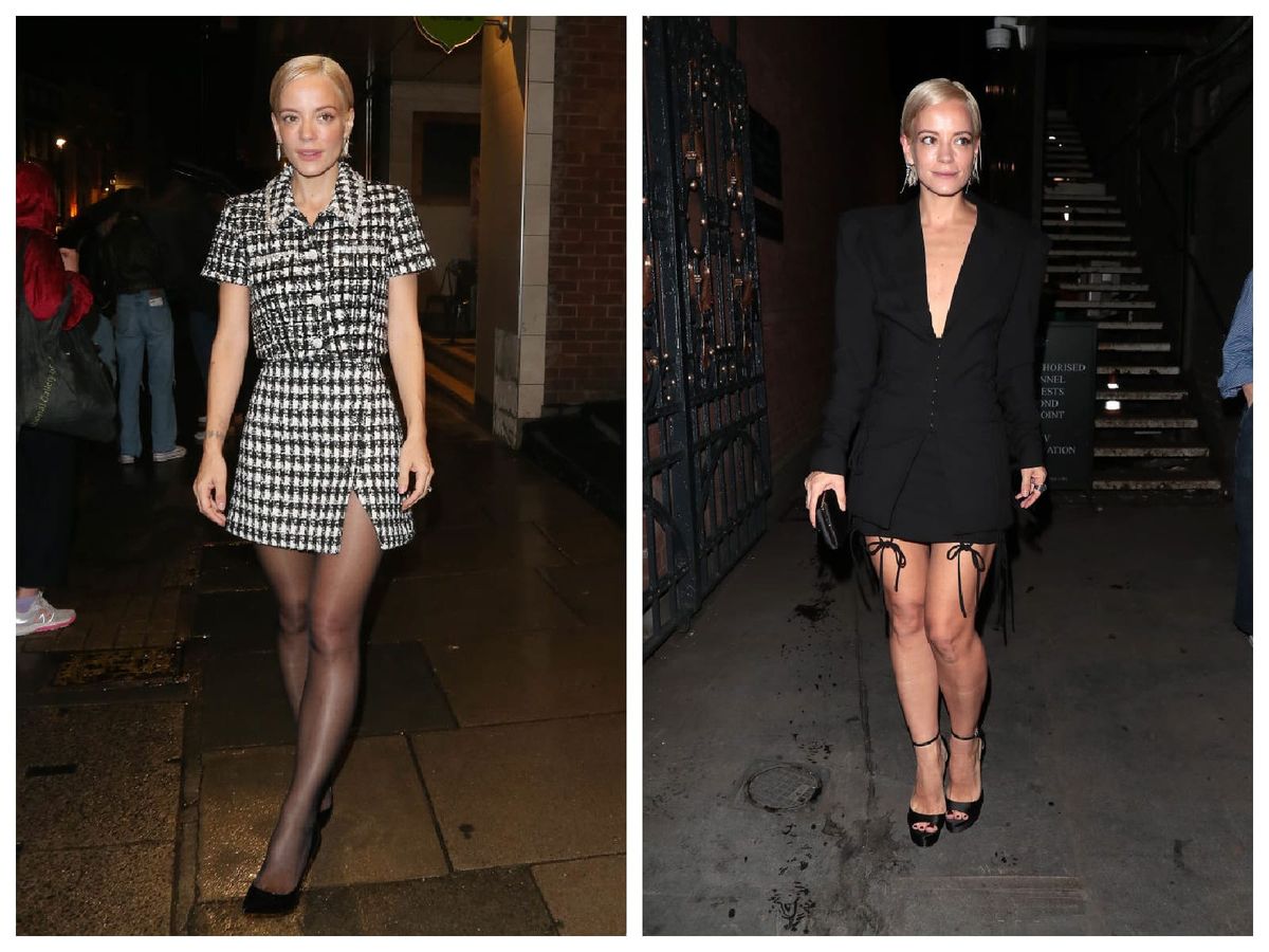 Lily Allen Continues Her Stage Door Fashion Show