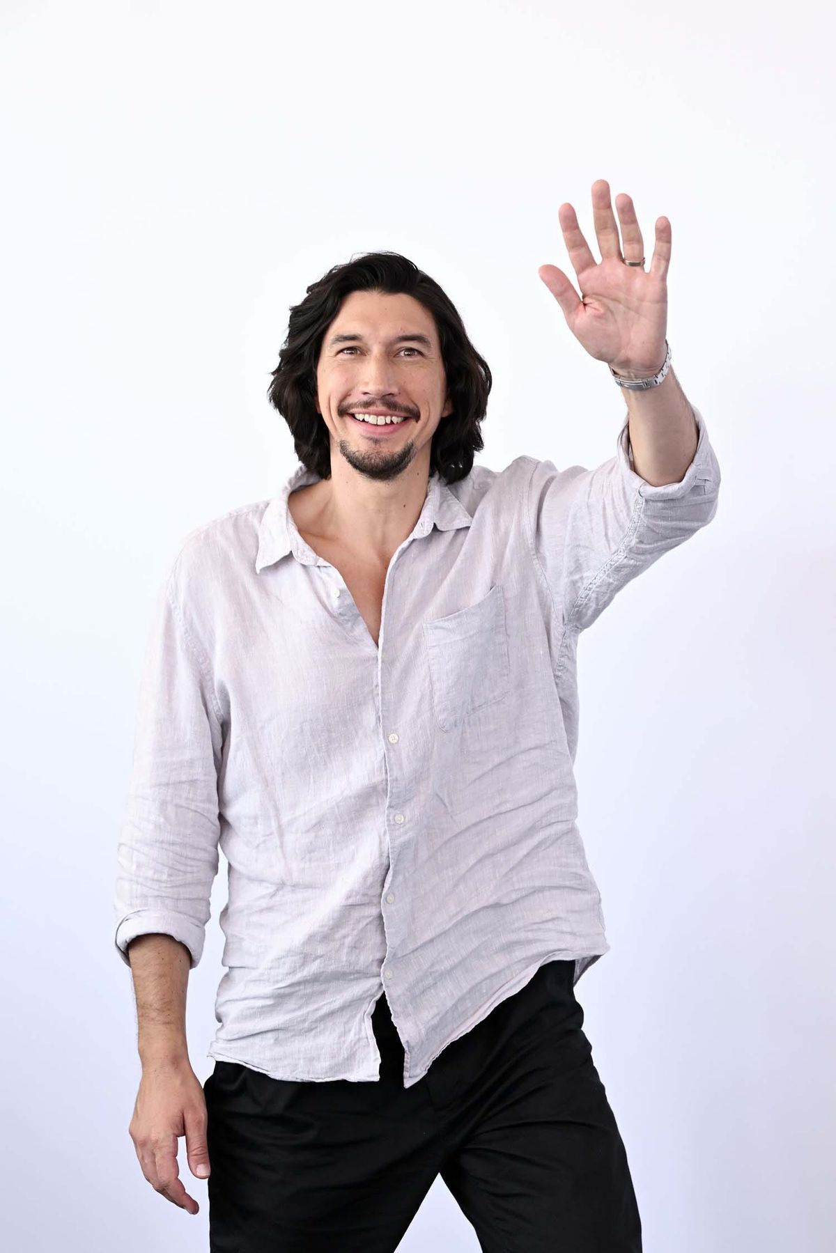Adam Driver Looks... Relaxed... in Venice