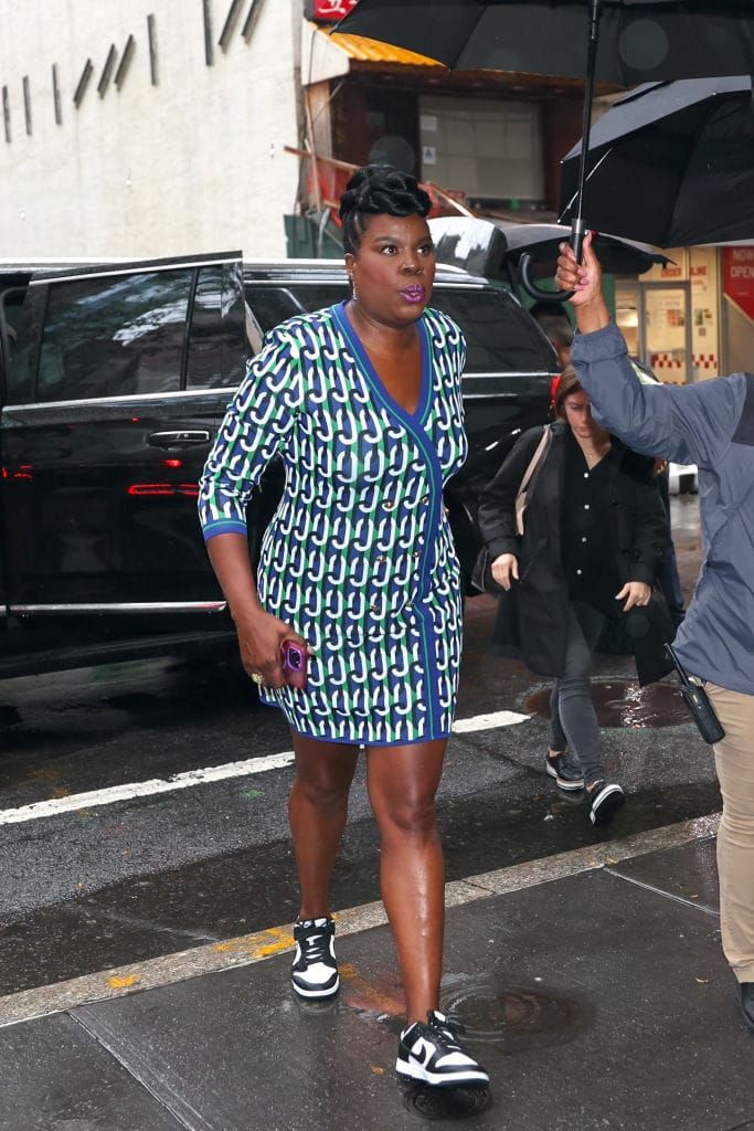 Leslie Jones Looked SO Cute on the Chat Shows