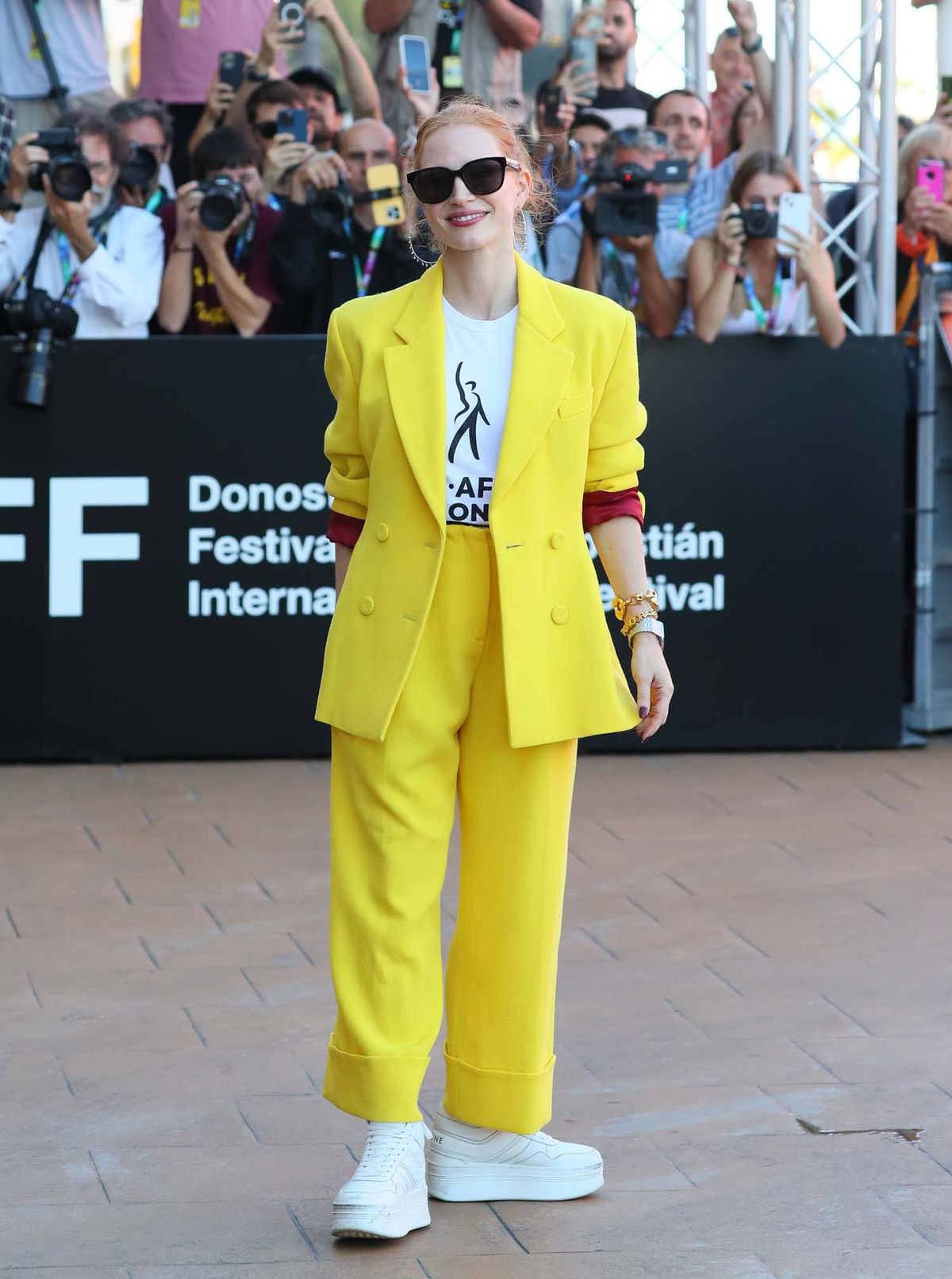 Jessica Chastain Stopped By the San Sebastian Film Fest