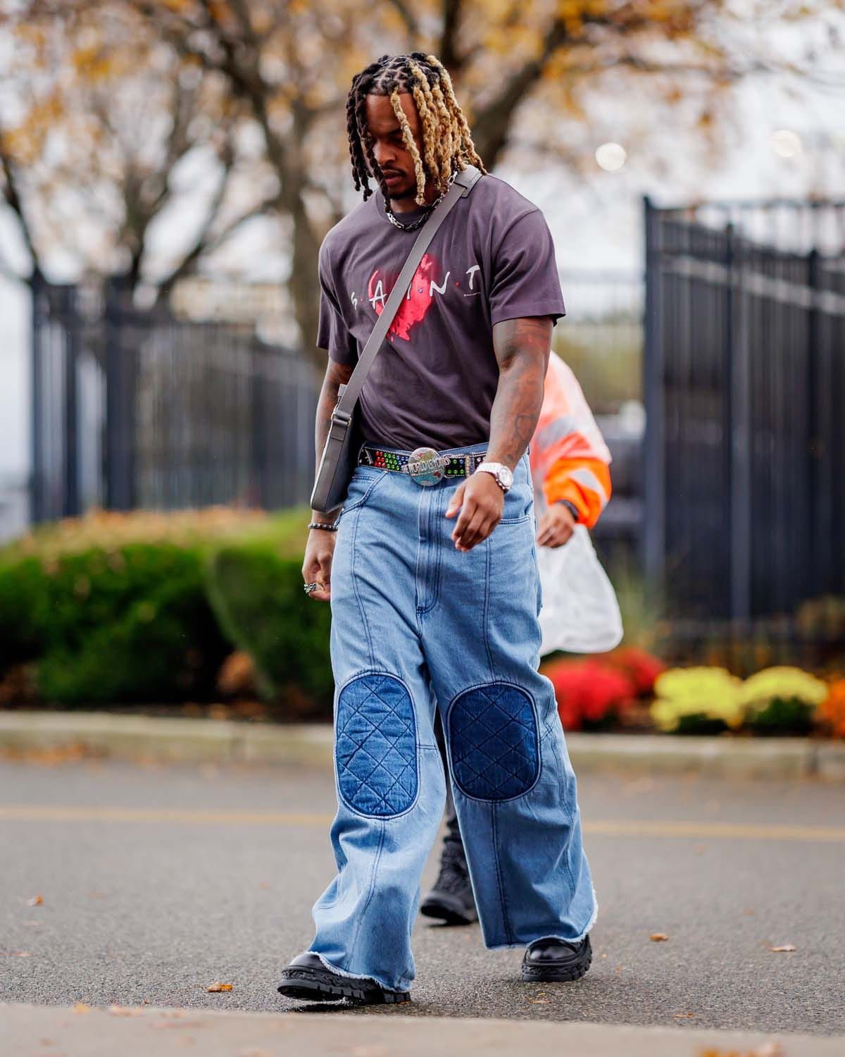 Behold Eight New York Giants Walking To Work on Sunday