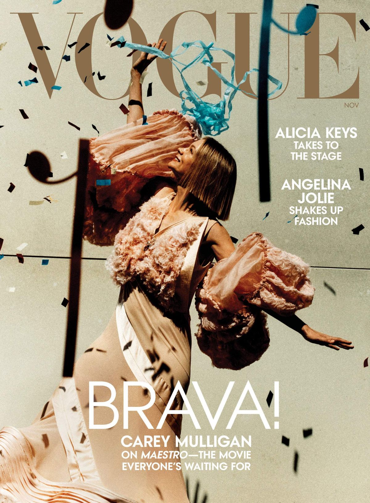 Carey Mulligan Is Given Big Sleeves on November's Vogue