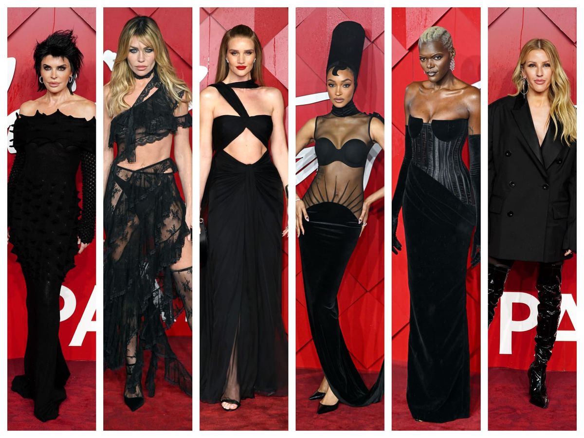 Naturally, Many Folks Chose Black at the British Fashion Awards
