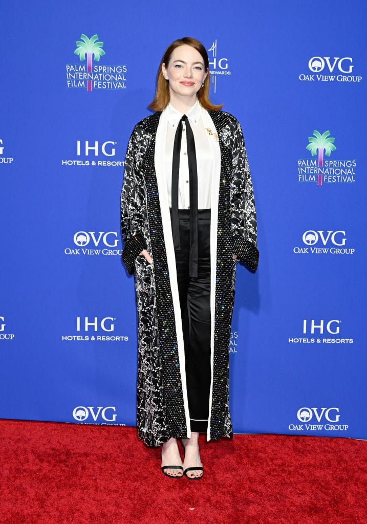 Emma Stone Wore Something at the Palm Springs Film Festival